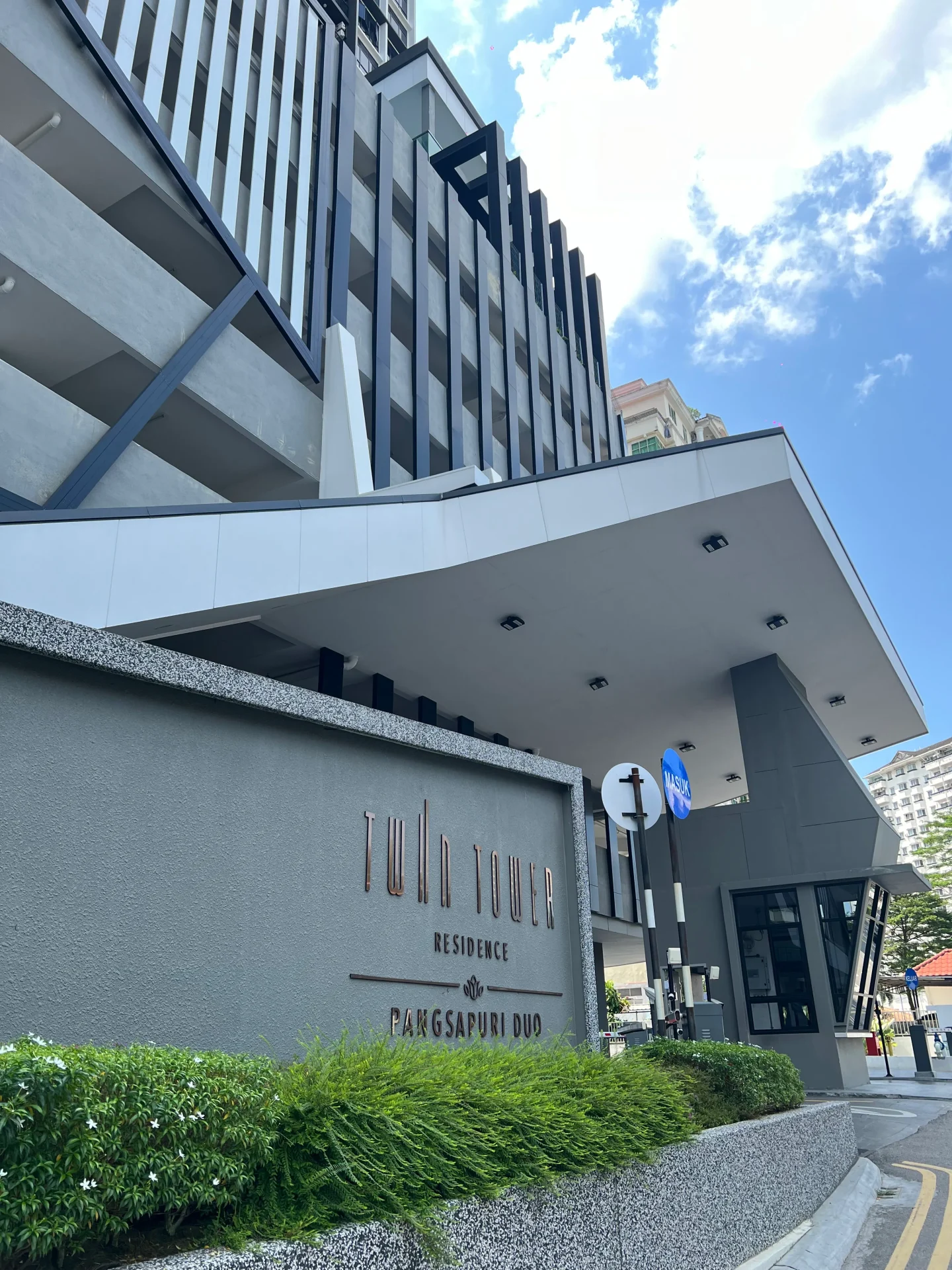 type residential twin tower residence pangsapuri duo